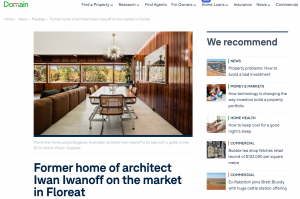 Former home of architect Iwan Iwanoff on the market in Floreat