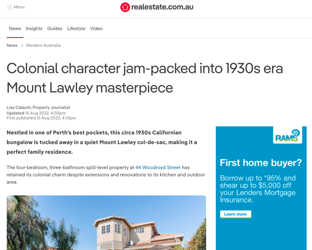 Colonial character jam-packed into 1930s era Mount Lawley masterpiece